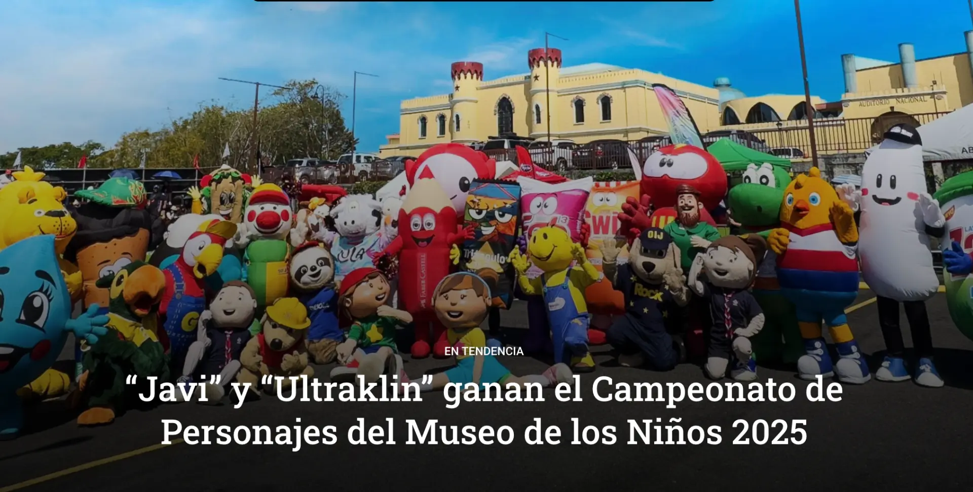 Javi y Ultraklin ganan el Campeonato de Personajes del Museo de los Niños 2025
