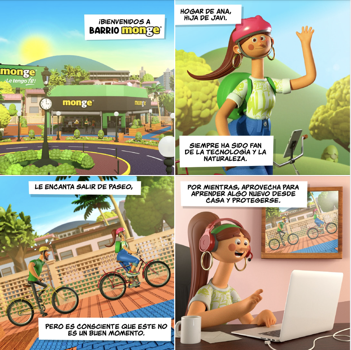 Cómic Barrio Monge — Ana, la hija de Javi